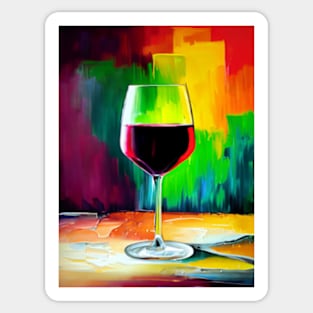 Red Wine Sticker